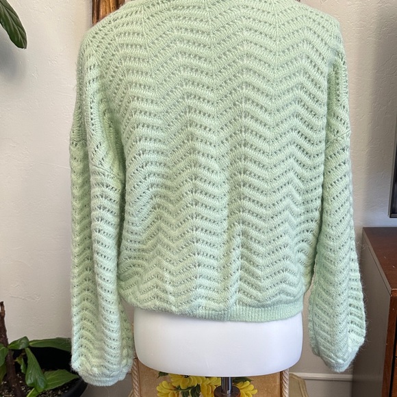 Light Green Women's Sweater Marine Layer (Sezane look) - Picture 5 of 7